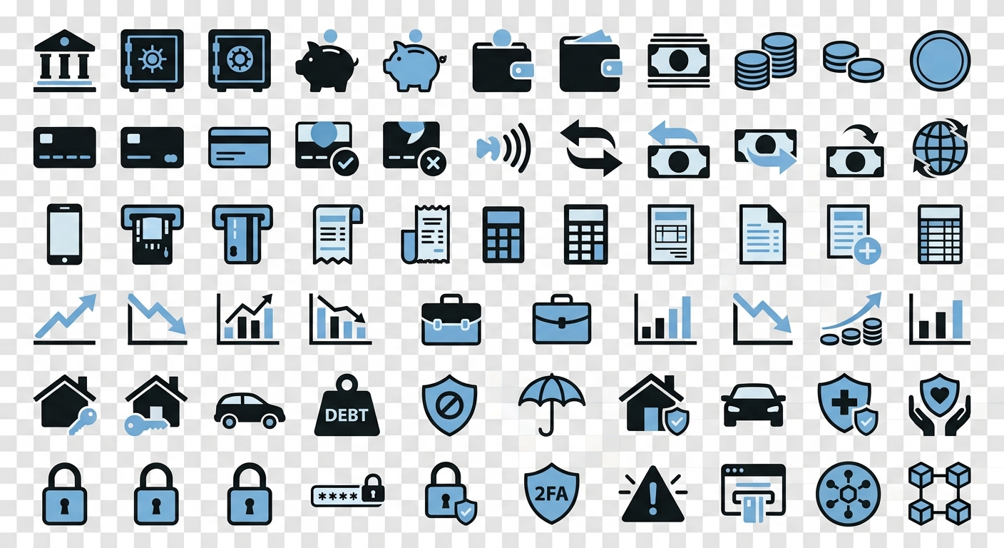 Bank & Finance Icon Pack